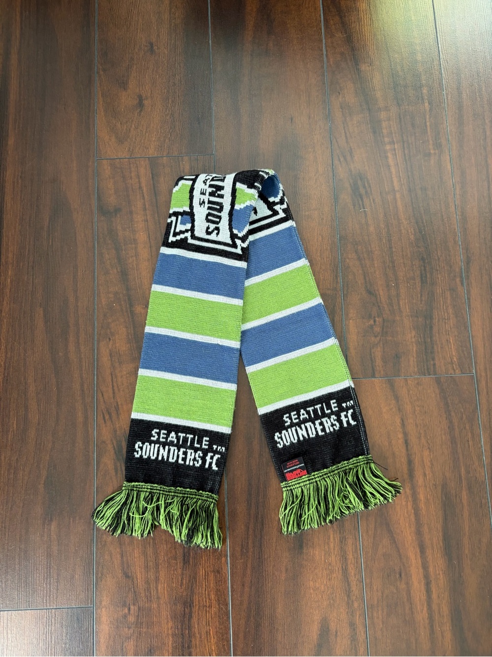 Seattle Sounders FC Knit Youth/Children’s Scarf in Blue & Green